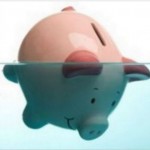 Sinking Piggy Bank