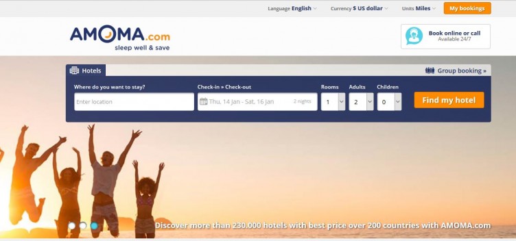 Buyer Beware - Amoma Travel Site Warning 1